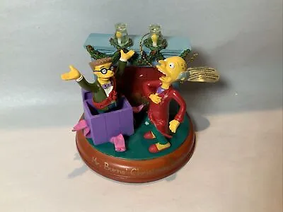 Simpsons Bradford  Mr. Burns Christmas Bonus Illuminated Christmas Ornament 2004 • $19.99