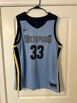 Marc Gasol Memphis Grizzlies (Beale Street Blue) Nike Jersey Size: XXL • $50