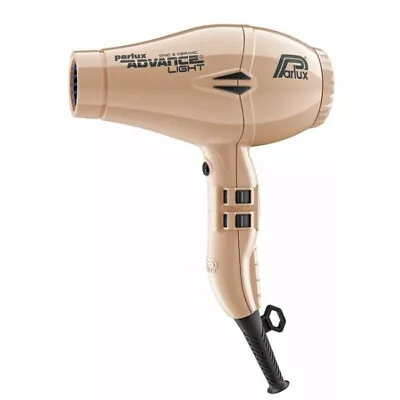 NEW Parlux Advance Light Ceramic And Ionic Hair Dryer 2200W- Light Gold • $269.95