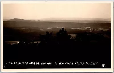 Top Sideling Hill National Highway Columbia Maryland MD Real Photo RPPC Postcard • $10.38