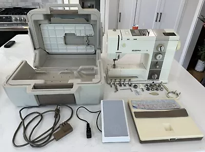 BERNINA Record 930 Electronic Sewing Machine W/Case Foot Pedal & AccessoriesVG • $649.99