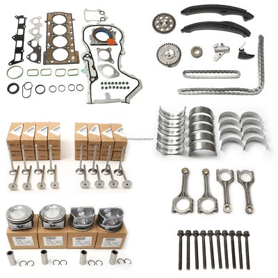 $598.27 • Buy Engine Pistons Gaskets Timing Overhaul Rebuild Kit Fit For VW AUDI 1.4 TSI EA111