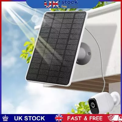 Solar Panel Kit 10W With Charging Cable Monocrystalline Wall Mount • £15.89