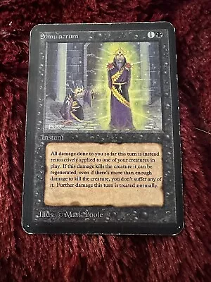 Simulacrum Alpha PLD Black Uncommon MAGIC GATHERING CARD LP See Pics • $30