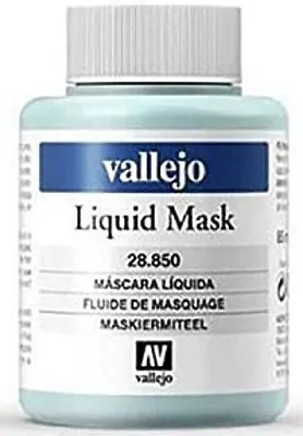 Vallejo 85ml Bottle Liquid Mask - Hobby And Model Paint Supply - #28850 • $6.63