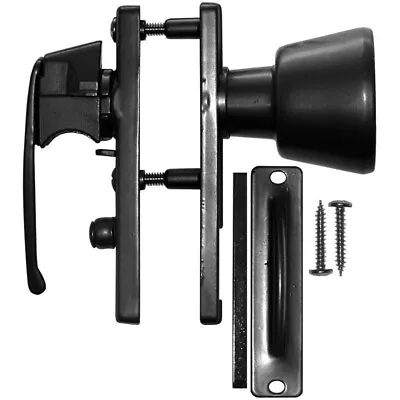 Rolltrak Black Hinged Latch For Screen Door Durable & Easy Install Replacement • $35.43