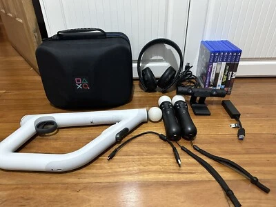 $176 • Buy PS4 VR Headset Bundle Virtual Reality+Games+Accessories