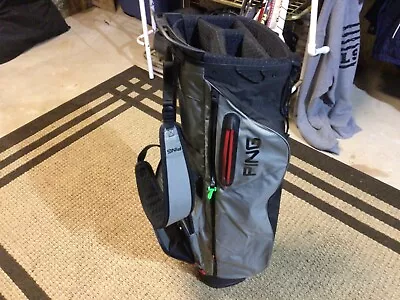 New Ping Hoofer Craz-e-lite Stand Golf Bag - Gray/black • $130