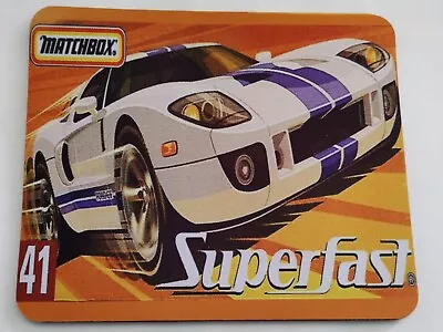 Matchbox Superfast No.41 Ford Gt 40 Mouse Mat For Computer • £8.99