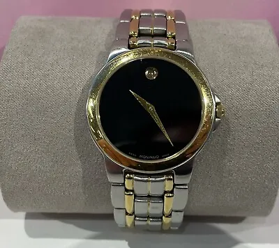 Movado 36mm Two Tone Stainless Steel Quartz Watch 81-E4-9885 • $145