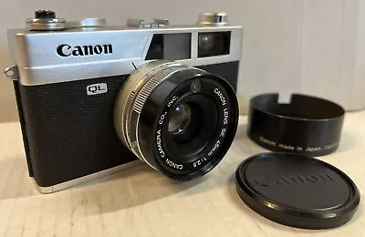 Canon Canonet QL25 35mm Film Camera & Case PARTLY WORKING Good Clean Condition • £54.99