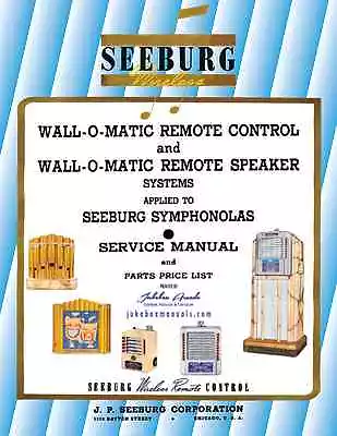 Seeburg Wall-O-Matic Remote Control Wall-O-Matic Speaker Remote Systems 1937-42 • $32