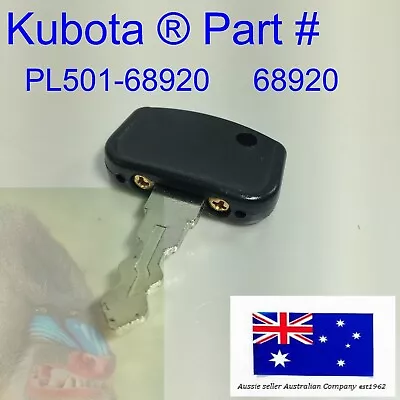 $10.89 • Buy PL501-68920 68920 Ignition Key Fits Kubota Tractor Loader Backhoe Mower Utility 