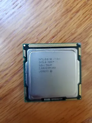 Intel Core I7-860 SLBJJ 2.80GHz 4-Core LGA-1156 Desktop CPU • $27.95