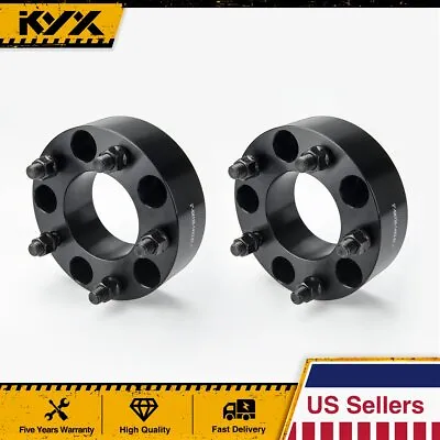 (2) 2  Thick 5x135 Wheel Spacers 14x2 87.1mm For Ford F-150 Expedition Lincoln • $49.97