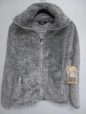 New WT Pacific Trail Women's Plush Fleece Jacket Gray With Silver Zip SM/LG • $24.50