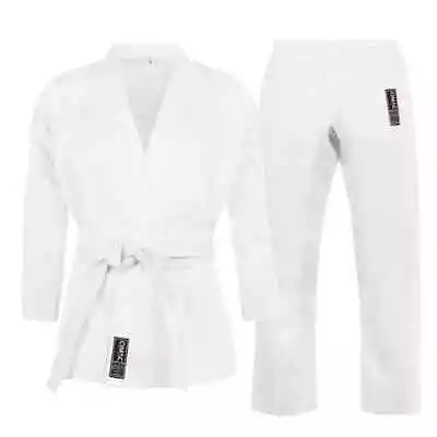 Cimac Giko Karate White Suit Adults Children's Boys Girls Men's Free White Belt • £18.99