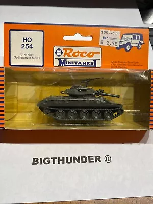 Roco Mini Tanks US Sheridan M551 # HO-254 • $12.99