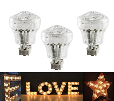 Fairground LED Lamps E10 1.0W 24V-60lm Cabochon Light Warm White -3000k 45mm • £79.99