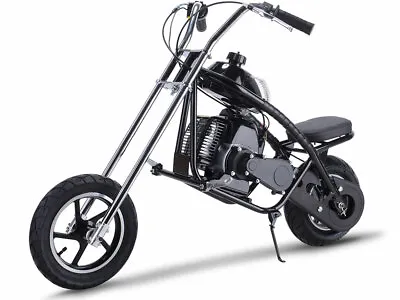 Gas Power Mini Bike Chopper 49cc 2-Stroke Pit Bike Motorcycle Scooter Black • $419.99