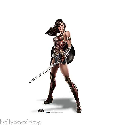 Batman V Vs Superman Wonder Woman Gal Gadot Lifesize Standup Standee Cutout Prop • £43.38