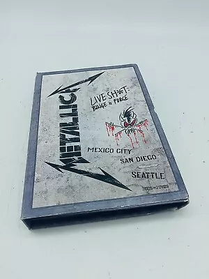 METALLICA - Live Shit Binge And Purge: Mexico City Only - 3 CD - Box Set - RARE • $29.97