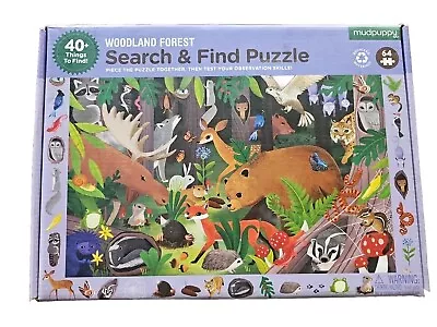 Woodland Forest Search & Find Puzzle By Mudpuppy - NEW • $27