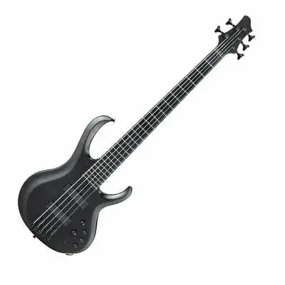 $1659 • Buy Ibanez BTB625EX BKF Electric 5-String Bass - Black Flat