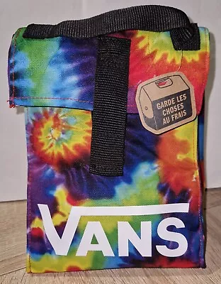 Vans Off The Wall Limited Edition Lunch Bag Insulated Neon Tie Dye • £15.99