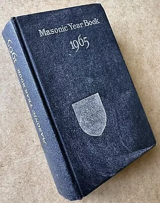 VINTAGE FREEMASONRY Masonic Year Book 1965. Hardback. VGC • £9.50