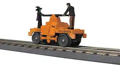 MTH Halloween Orange Operating Hand Car NIB 30-5241 *ST • $89.95