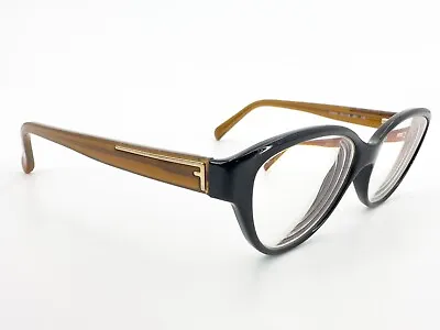 Fendi F1035 Eyeglasses FRAMES 001 Brown Black 53[]15-135 Cat Eye I416 • $49.11