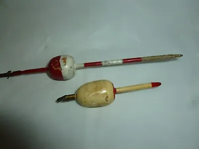  2 Vintage Unbranded Cork Fishing Bobbers  Lot X-517 • $13