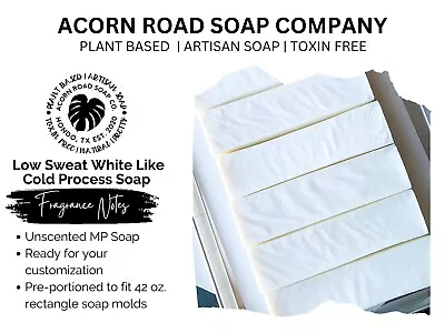 Low Sweat Soap Base Melt And Pour Plant Based Soap Detergent Free 42oz MP Soap • $24.99