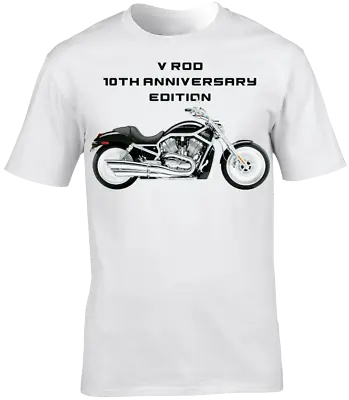 $20.60 • Buy Motorcycle T-Shirt V Rod Motorbike Biker Short Sleeve Crew Neck