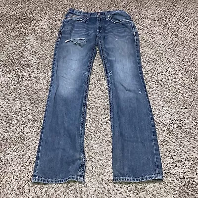 Ariat Mens Jeans 32/36 Relaxed Boot Cut M4 Distressed • $12.99