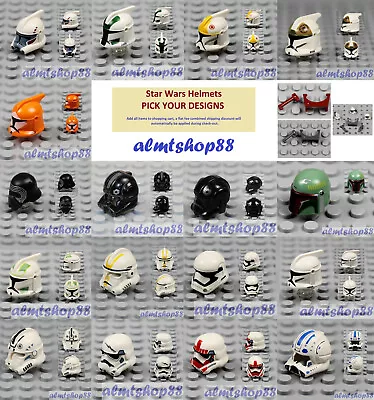 £3.45 • Buy LEGO Star Wars - PICK YOUR HELMET STYLE - Storm Shock Clone Trooper Minifigure