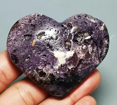 Natural Purple Sugilite From China Crystal Gemstone Sphere Heart  Healing • $3.58