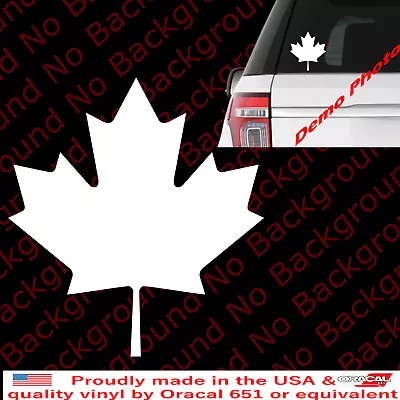 Maple Leaf Sticker Vinyl Decal Canada Tree Fall Leave For Car Window FY107 • $1.99