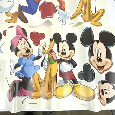 Disney MICKEY MOUSE & Friends Wall Decals PLUTO GOOFY MINNIE Stickers Room Decor • $9.99