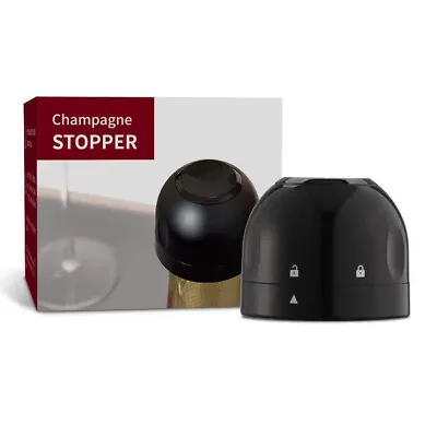 Vacuum Champagne Prosecco Wine Bottle Stopper Sealer Cork Silicone Seal Cap • £4.69
