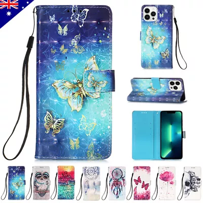 For IPhone 14 13 12 11 Pro MAX XS XR 8 7 Plus SE3 Case Cute Leather Wallet Cover • $12.99