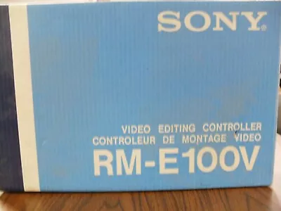 Sony RM-E100V Video Editing Controller  • $19.95