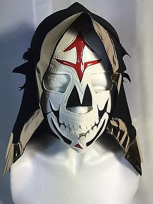 La Parka-death Skull! Wrestling-luchador Mask!! La Muerte!! Awesome!! Handmade!! • $17.99