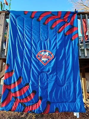 Philadelphia Phillies MLB Insiders Club Comforter. 7 Feet Long 64 Inches Wide.  • $46