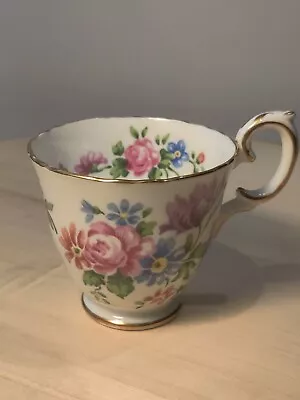 Vintage Crown Staffordshire England Tea Coffee Cup Fine Bone China  • $15