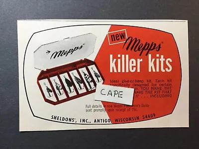 1968 Ad. Mepps Killer Kits. Fishing Lures. Sheldons Inc. Antigo Wisconsin. • $5.99