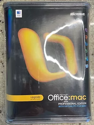 Microsoft Office Mac 2004 Professional Edition Upgrade With Virtual PC For Mac • $20