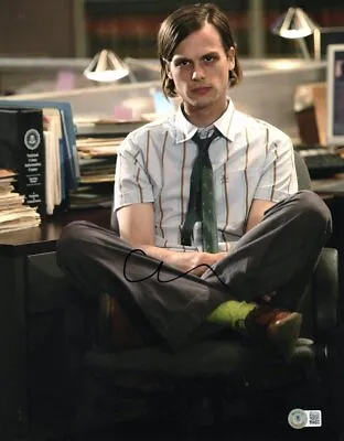 Matthew Gray Gubler Signed Autographed 11X14 Photo Criminal Minds BAS BB59644 • $249.99