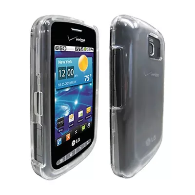 Verizon Snap On Hard Case For LG Vortex VS660 - Clear • $8.49